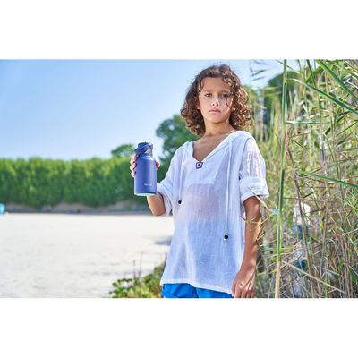 Moya "Seashell" 350ml Insulated Sustainable Water Bottle Navy