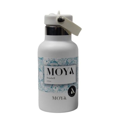 Moya"Seashell" 350ml Insulated Sustainable Water Bottle White