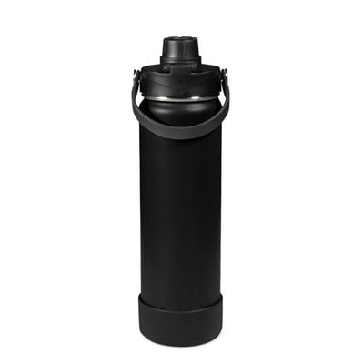 Waicee Onyx Black Reusable Bottle - Durable, Compact, Leak-Proof, Stylish, BPA-Free, Insulated, Portable -  620ml