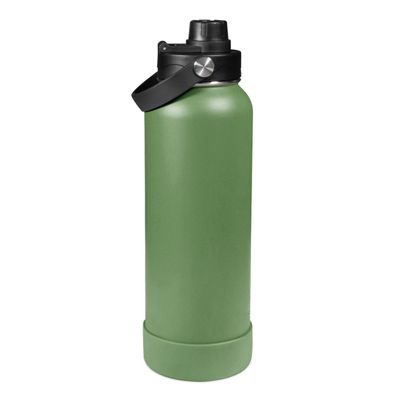 Waicee Army Green  Reusable Water Bottle - Large Capacity, Eco-Friendly - 1200ml