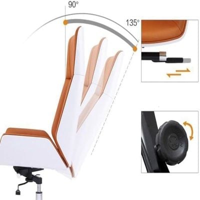 COOLBABY High Back Ergonomic Height Adjustable Executive Office Chair