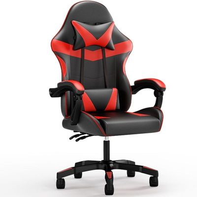 COOLBABY Gaming Chair Racing Style Office Chair Durable Leather Seat 360° Gaming Chair Upto 120 Kg,Home Office Desk Chairs