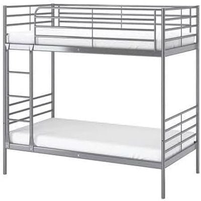 COOLBABY Heavy Duty Bunk Bed (Silver)