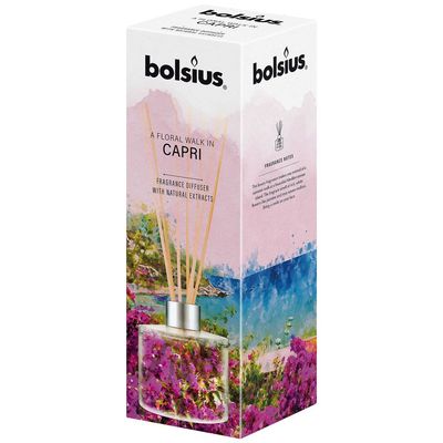 Bolsius Capri Fragrance Diffuser with Natural Extracts, 100ml