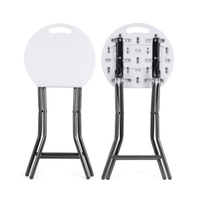 Jilphar Furniture Metal and Plastic Folding Small Stool JP1239