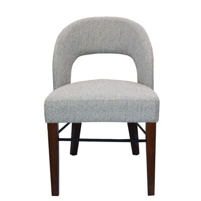 Jilphar Furniture Solid Wooden Dining Chair with Grey Fabric JP1284