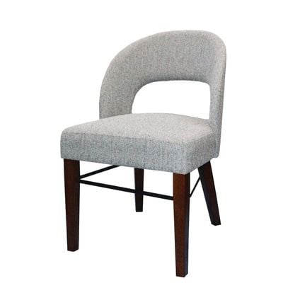 Jilphar Furniture Solid Wooden Dining Chair with Grey Fabric JP1284