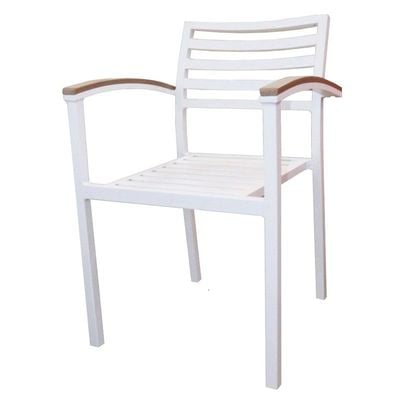 Jilphar Furniture Aluminum White Outdoor Chair JP1288