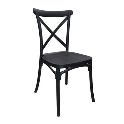 Jilphar Furniture Polypropylene Cross Back Dining Chair JP1310A