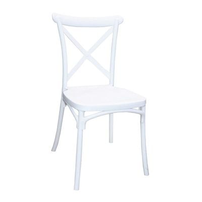 Jilphar Furniture Polypropylene Cross Back Dining Chair JP1310B