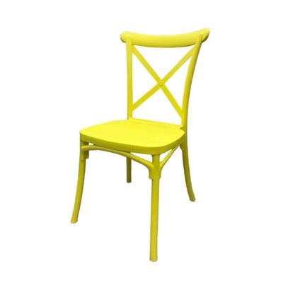 Jilphar Furniture Polypropylene Cross Back Dining Chair JP1310E