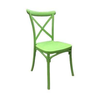 Jilphar Furniture Polypropylene Cross Back Dining Chair JP1310F