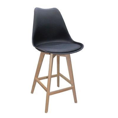 Jilphar Furniture High Bar Chair with Wooden Legs- JP1312A