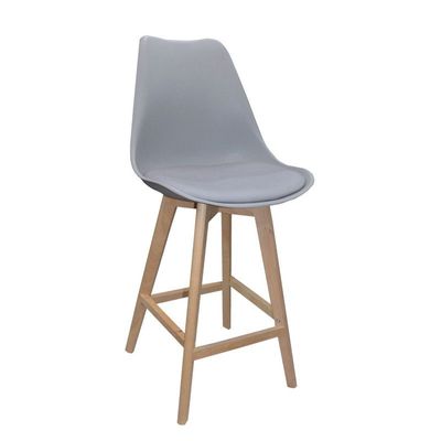 Jilphar Furniture High Bar Chair with Wooden Legs- JP1312C