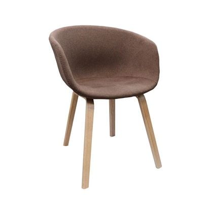 jilphar Furniture Fabric Dining Chair with Wooden Legs - JP1330d