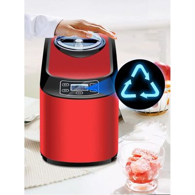 Ice Maker Machine for Countertop, Portable Ice Cube Makers, Make 26 lbs ice in 24 hrs,Ice Cube Ready in 6-8 Mins with Ice Scoop and Basket for Home/Office/Bar,Red