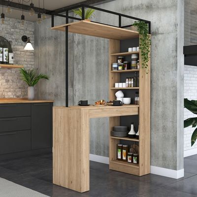 Home Canvas Blend Bar Unit Oak