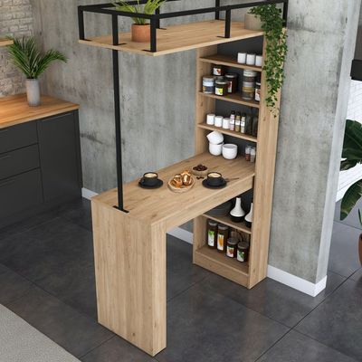 Home Canvas Blend Bar Unit Oak