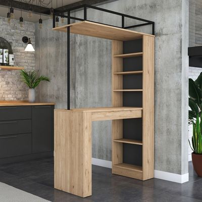 Home Canvas Blend Bar Unit Oak