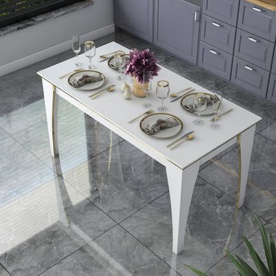 Home Canvas Versa Kitchen Table, Dining Table White