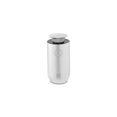 SCENTA FLORA Scent Drive Car Scent Diffuser - Rechargeable 2000mAh Battery, Compact & Stylish, Customizable Fragrance Intensity, Fits in Cup Holder (Silver)