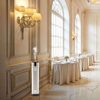 SCENTA FLORA - SCENT INFINITO Essential Oil Diffuser Machine - Standalone Aromatherapy Device, Covers 2500 m³, Whisper-Quiet, Elegant Design, Magnetic Anti-Theft Lock, App Intelligent Control (Silver)