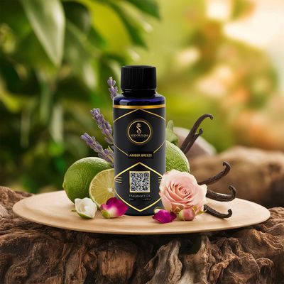 AMBER BREEZE - Diffuser Aroma Oil - Soothing, Healing, and Relaxing Fragrance for Scent Diffusers - Aromatherapy (50 ml)