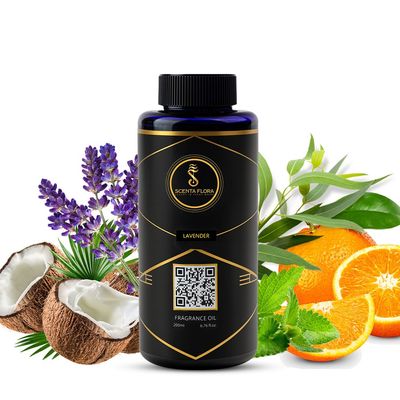 LAVENDER - Diffuser Aroma Oil - Soothing, Healing, and Relaxing Fragrance for Scent Diffusers - Aromatherapy (200 ml)