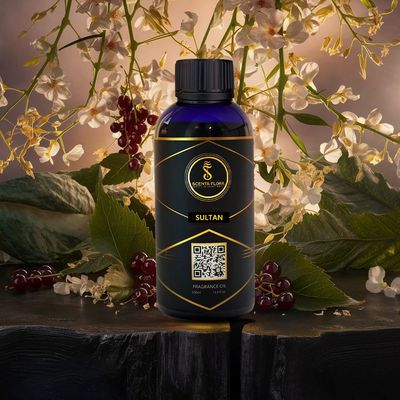 SULTAN - Diffuser Aroma Oil - Soothing, Healing, and Relaxing Fragrance for Scent Diffusers - Aromatherapy (500 ml)
