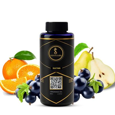 SULTAN - Diffuser Aroma Oil - Soothing, Healing, and Relaxing Fragrance for Scent Diffusers - Aromatherapy (200 ml)
