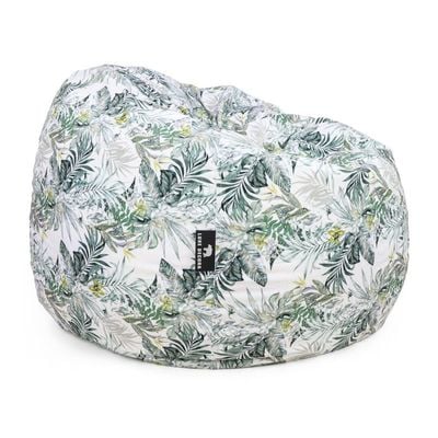 Luxe Decora Flora Collection | Meadow Mist | Soft Fabric Bean Bag for Best Comfort and Style | Washable | Filled with Polystyrene Beads | Ideal for Kids and Adults (Small) 