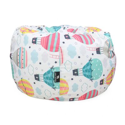 Luxe Decora Kids Collection | Cloud Cruiser | Soft Fabric Bean Bag for Kids | Washable | Filled with Polystyrene Beads | Perfect for Playtime and Relaxation(Small)