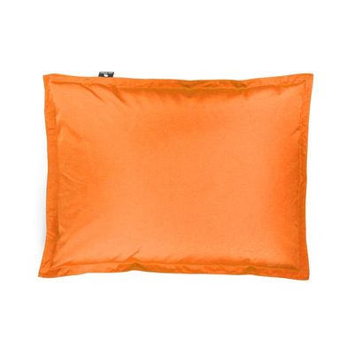 Luxe Decora Grande Bean Bag | Relaxing Outdoor Poolside & Beach Lounger | Water-Repellent Olefin Fabric | Removable Cover | Filled with Polystyrene Beads | Adults & Kids (Sunburst Orange, Large)