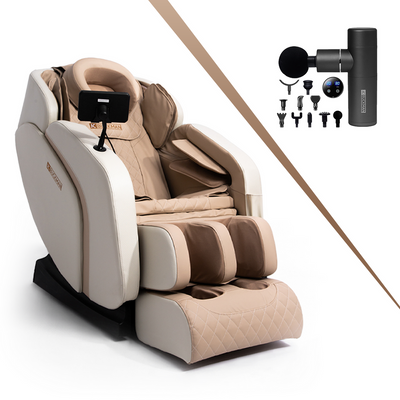 JC Buckman IndulgeUs Massage Chair + JoyUs Gun Massager