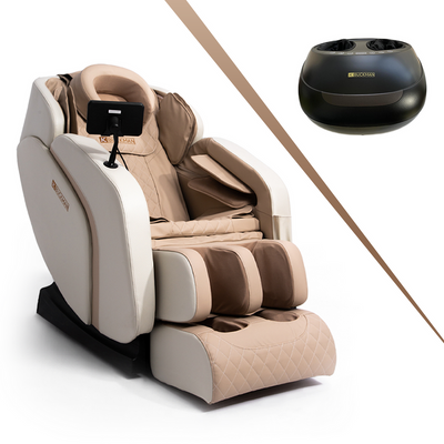 JC Buckman IndulgeUs Massage Chair + CheerUs Foot Massager