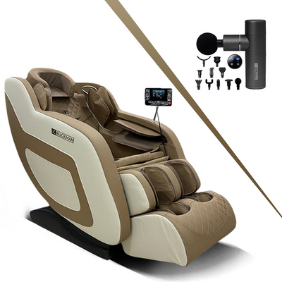 JC Buckman IndulgeUs Massage Chair + JoyUs Gun Massager