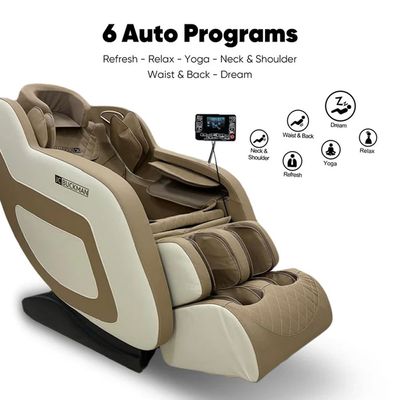 JC Buckman IndulgeUs Massage Chair + JoyUs Gun Massager