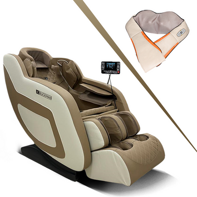 JC Buckman IndulgeUs Massage Chair + EaseUs Shoulder Massager