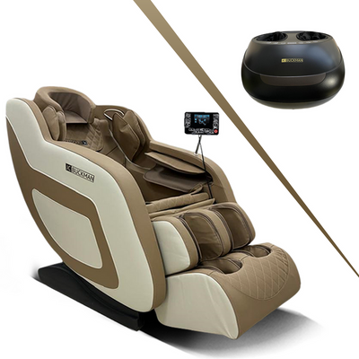 JC Buckman IndulgeUs Massage Chair + CheerUs Foot Massager