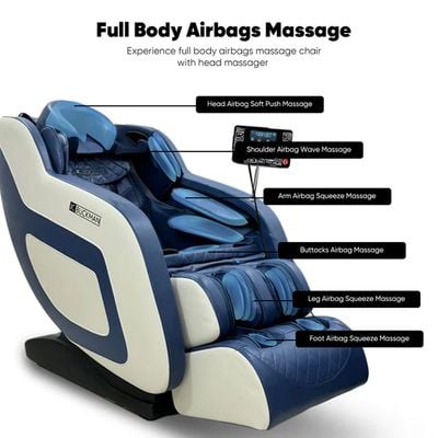 JC Buckman IndulgeUs Massage Chair + Massage Gun With Belt