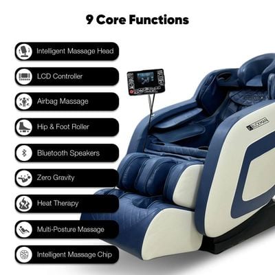 JC Buckman IndulgeUs Massage Chair + Massage Gun With Belt