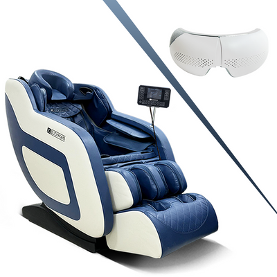 JC Buckman IndulgeUs Massage Chair + Eye Soothe Massager