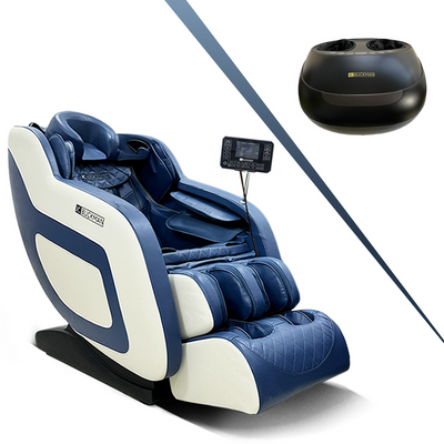 JC Buckman IndulgeUs Massage Chair + CheerUs Foot Massager