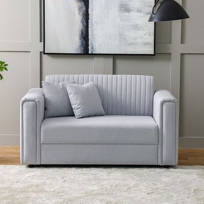 Kean 2-Seater Fabric Sofa - Grey - With 5-Year Warranty