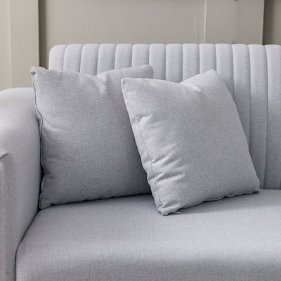 Kean 2-Seater Fabric Sofa - Grey - With 5-Year Warranty