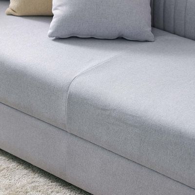 Kean 3-Seater Fabric Sofa - Grey - With 5-Year Warranty