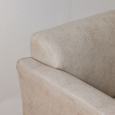 Cosica 1-Seater Fabric Sofa - Beige - With 5-Year Warranty