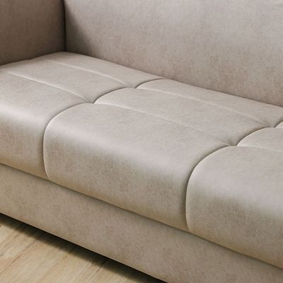 Cosica 3-Seater Fabric Sofa - Beige - With 5-Year Warranty