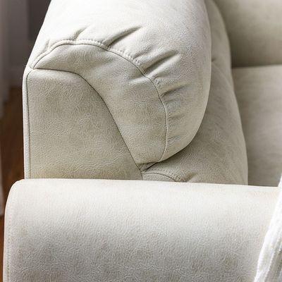 Jade 2-Seater Fabric Sofa - Cream - With 5-Year Warranty