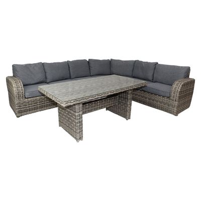 Swin Rattan L shape Outdoor Sofa Set